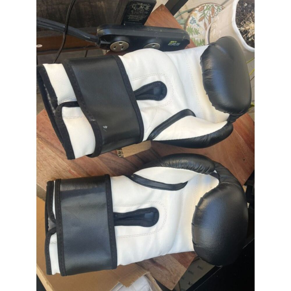 Boxing Gloves (Classic) | Black & White | 16oz